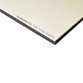 Plaque de doublage Planodis (TH35) 250 x 120 cm, ép. 9,5 mm + 40 mm (vendue à la plaque) zone "Nord"