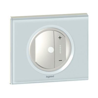 Enjoliveur Verre Kaolin Blanc Legrand 68041 - Pour Commande Tactile - Neuf Sans Emballage