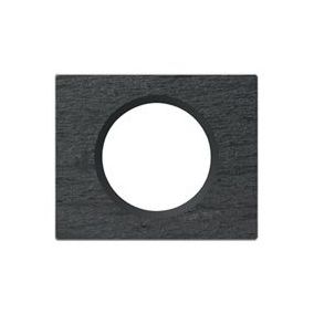 Plaque de finition 1 poste Legrand Céliane 0 693 71 coloris ardoise l.100 x P.8,5 x H.82 mm