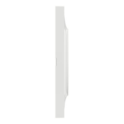 Plaque de finition 1 poste Schneider Electric Odace Styl S520702 coloris blanc l.85 x P.10 x H.85 mm