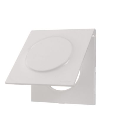 Plaque de finition 1 poste Schneider Electric Odace Styl S52C752 coloris blanc l.85 x P.11,5 x H.93 mm