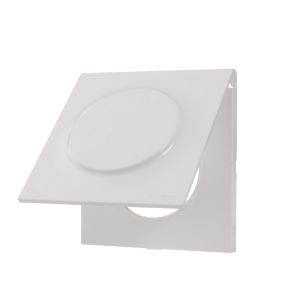 Plaque de finition 1 poste Schneider Electric Odace Styl S52C752 coloris blanc l.85 x P.11,5 x H.93 mm