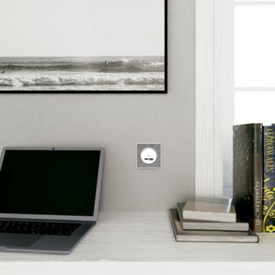 Plaque Schneider Odace Touch 2 Postes – Pierre Galet – Neuve