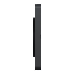 Plaque de finition 1 poste Schneider Electric Odace Touch S540802 coloris anthracite l.85 x P.10 x H.85 mm
