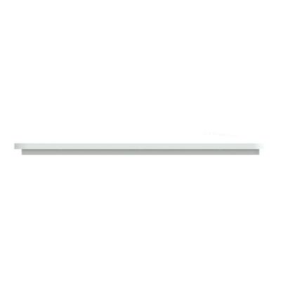 Plaque de finition 1 poste Schneider Electric Ovalis S320702 coloris blanc l.87 x P.10 x H.87 mm