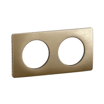 Plaques Arrière En Bronze Satiné - 2 3/4 Pouces, Lot De 12, New Old Stock