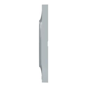 Plaque de finition 2 postes Schneider Electric Odace Styl S520704B1 coloris sable l.156 x P.10 x H.85 mm