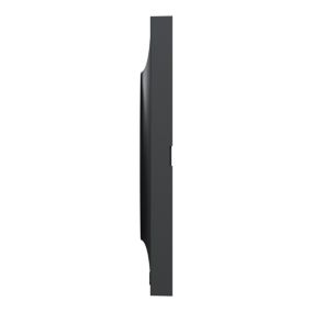 Plaque de finition 2 postes Schneider Electric Odace Styl S540704 coloris anthracite l.156 x P.10 x H.85 mm