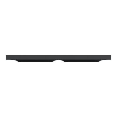 Plaque de finition 2 postes Schneider Electric Odace Styl S540704 coloris anthracite l.156 x P.10 x H.85 mm