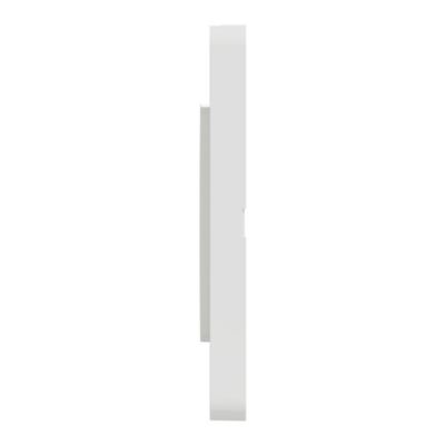 Plaque de finition 2 postes Schneider Electric Odace Touch S520804 coloris blanc l.156 x P.10 x H.85 mm