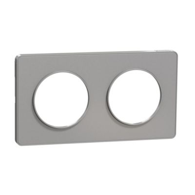 Odace Doppelschieber Aus Aluminium – Schraubmontage, 10A 250V, IP21, IK04