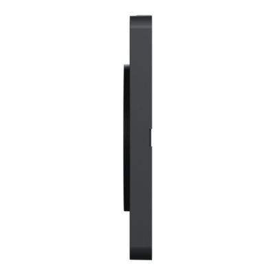 Plaque de finition 2 postes Schneider Electric Odace Touch S54C804 coloris anthracite avec liseré anthracite l.156 x P.10 x H.85 mm