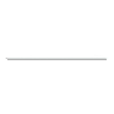Plaque de finition 2 postes Schneider Electric Ovalis S320704 coloris blanc l.158 x P.10 x H.87 mm