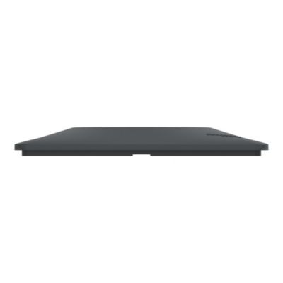 Plaque de finition 2 postes Schneider Electric Ovalis S340724 coloris anthracite l.87 x P.10 x H.158 mm