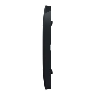 Plaque de finition 2 postes Schneider Electric Unica Studio NU200454F coloris anthracite l.156 x P.10 x H.85 mm