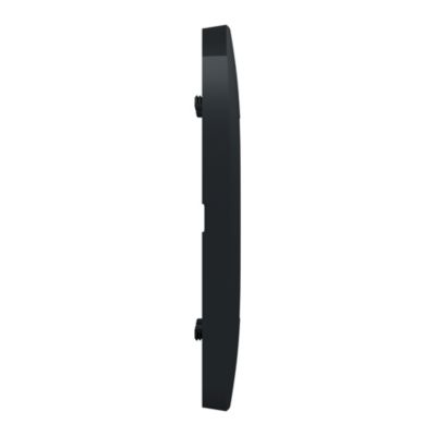 Plaque de finition 2 postes Schneider Electric Unica Studio NU200454F coloris anthracite l.156 x P.10 x H.85 mm
