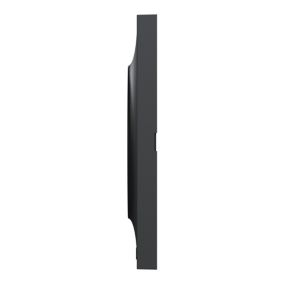 Plaque de finition 3 postes Schneider Electric Odace Styl S540706 coloris anthracite l.227 x P.10 x H.85 mm