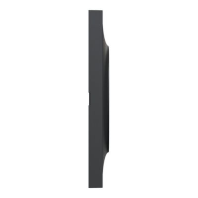 Plaque de finition 3 postes Schneider Electric Odace Styl S540706 coloris anthracite l.227 x P.10 x H.85 mm