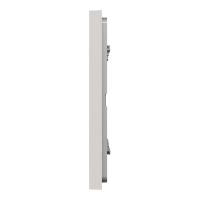 Plaque de finition 3 postes Schneider Electric Unica Déco Essentielle NU600624 coloris gris clair l.230,6 x P.10,25 x H.85 mm