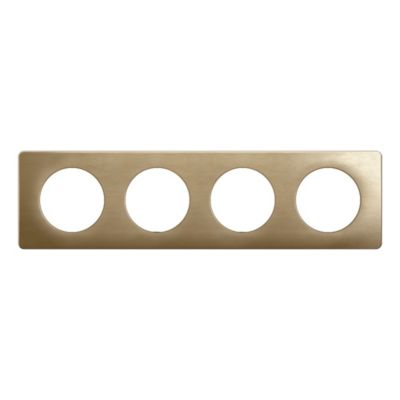 plaque-de-finition-4-postes-legrand-c-liane-cp1624-coloris-bronze