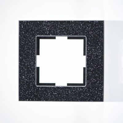 Plaque de finition corian quartz 1 poste 84x87x10mm