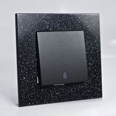 Plaque de finition corian quartz 1 poste 84x87x10mm