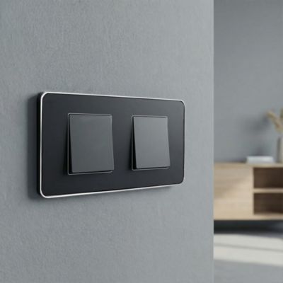 Plaque de finition double Colours Kalya ardoise