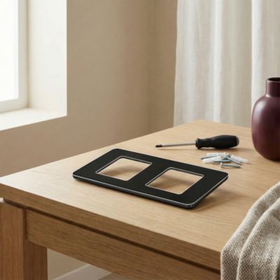 Plaque de finition double Colours Kalya ardoise