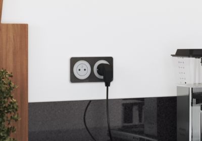 Plaque de finition double Jacobsen Espen ardoise à assembler