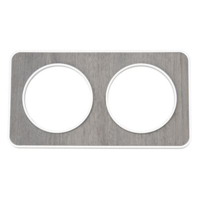 Plaque de finition double Jacobsen Espen chêne gris