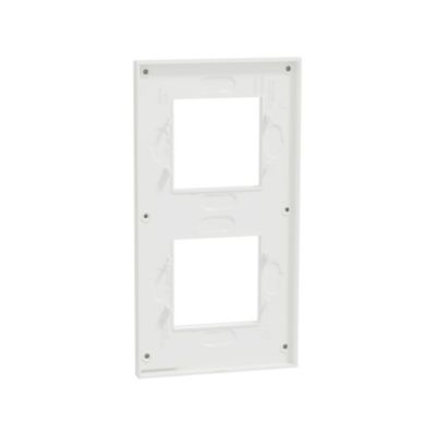 S320704F | Plaque Pour Interrupteur Schneider Electric Ovalis, 2 Postes, Blanc, Plastique | RS