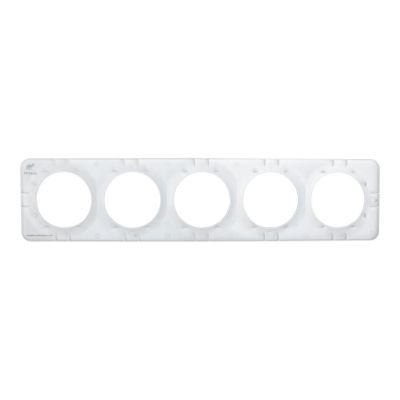 Plaque de finition quintuple Jacobsen Espen blanc à assembler
