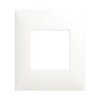 Plaque de finition simple Blanc Espace
