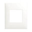 Plaque de finition simple Blanc Espace