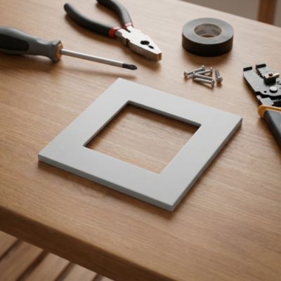 Plaque de finition simple Colours Kalya gris