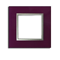 Plaque de finition simple Colours Kalya verre violet