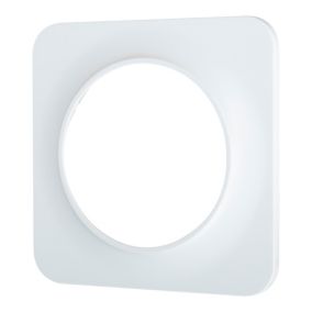 Plaque de finition simple Jacobsen Espen blanc à assembler