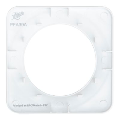 Plaque de finition simple Jacobsen Espen blanc à assembler