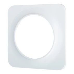 Plaque de finition simple Jacobsen Espen blanc
