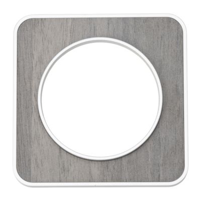 Plaque de finition simple Jacobsen Espen chêne gris