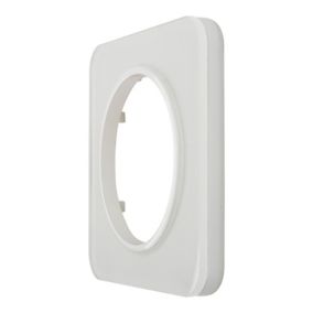 Plaque de finition simple Jacobsen Espen verre blanc