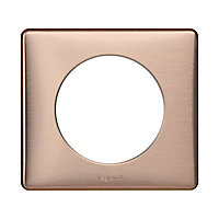Plaque de finition simple Legrand Céliane Métal Copper
