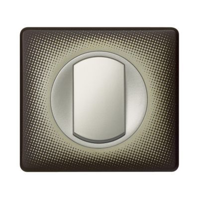 Plaque De Finition Simple Legrand CELIANE - Modèle ECLIPSE, Finition Poudré - Pour Interrupteur Ou Prise