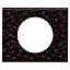 Plaque de finition simple Legrand Céliane matière cuir pixels