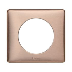 Plaque de finition simple Legrand Céliane Métal Copper