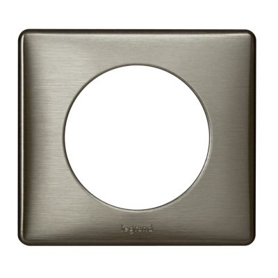 Plaque de finition simple Legrand Céliane Métal Tungstène