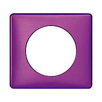 Plaque de finition simple Legrand Céliane Métal Violet Irisé