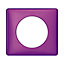 Plaque de finition simple Legrand Céliane Métal Violet Irisé