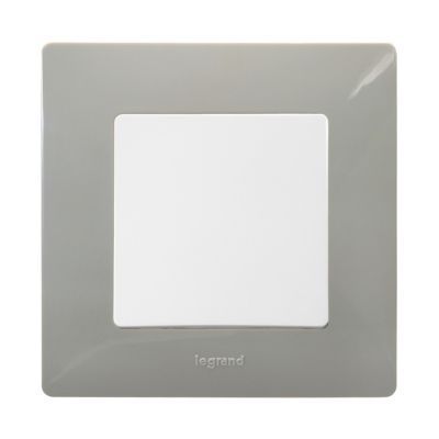 Plaque De Finition Simple En Inox Pour Installation électrique Legrand - Occasion à Nettoyer