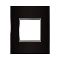 Plaque de finition simple Miroir noir Arnould Espace